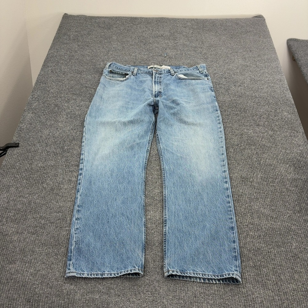 Vintage Gap Jeans Mens 40x30 Light Blue Cotton Easy Fit Straight Leg 90s Casual